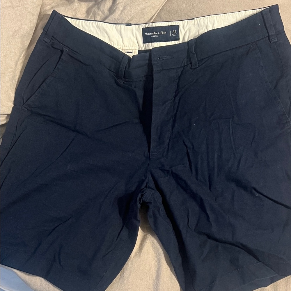 Abercrombie & Fitch Navy Men's Chino Shorts
